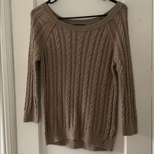 Cream textured sweater